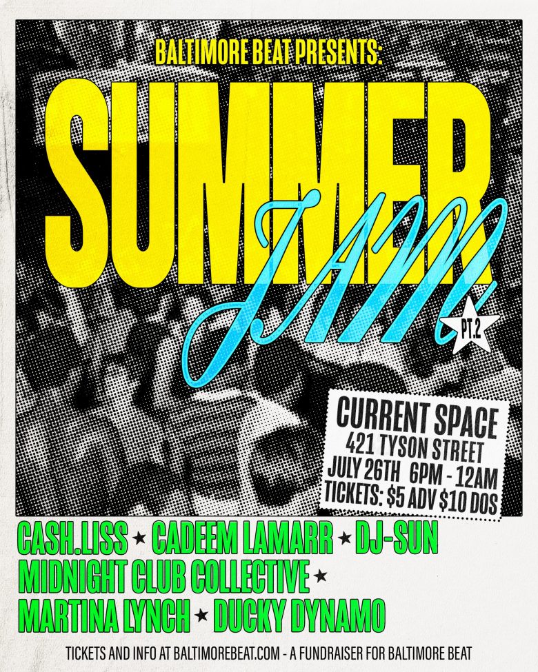 Baltimore Beat summer jam flyer