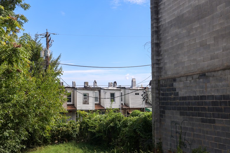 photo of a row of homes. 